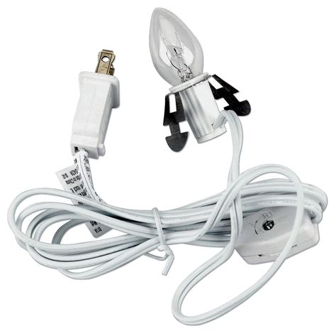 Single Light Replacement Clip in Lamp Cord for Christmas 